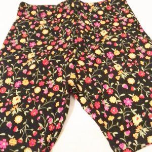 Shorts bike girls new size 4 cotton Gymboree elastic waist wildflowers-